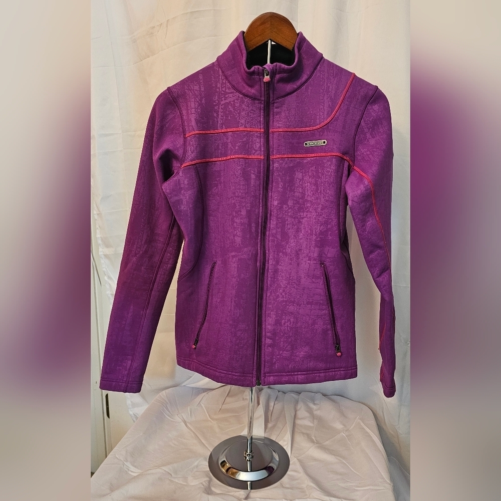 Under Armour Women’s Purple Zip-Up Jacket | Fleece-Lined Athletic Fit